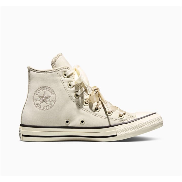 Converse Women's Green Canvas High-Top Trainers in Size 6, Sports Direct