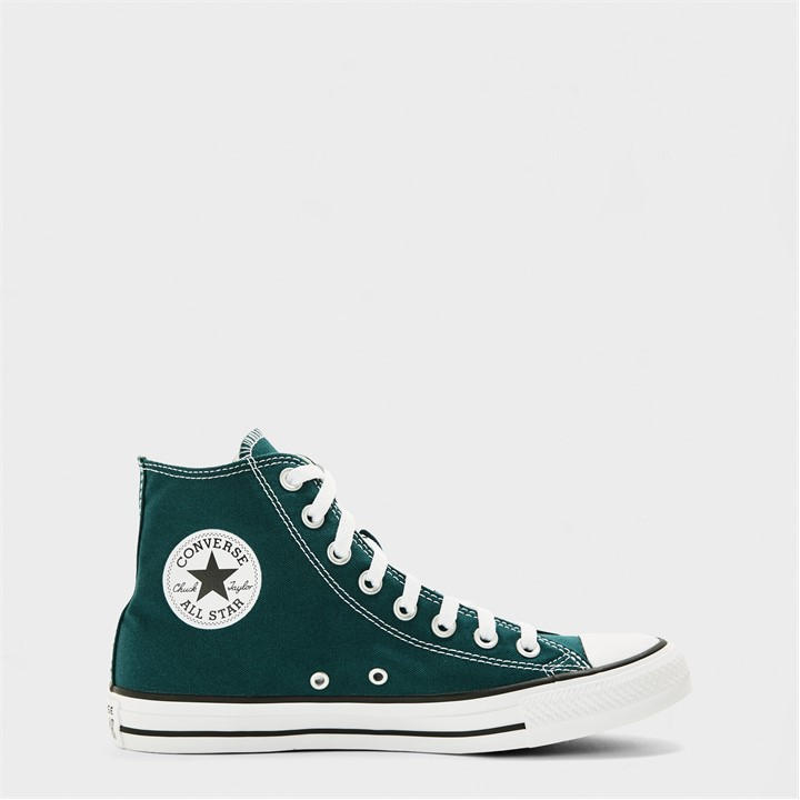 Converse Women's Green Chuck Classic Hi Tops in Size 4, Sports Direct