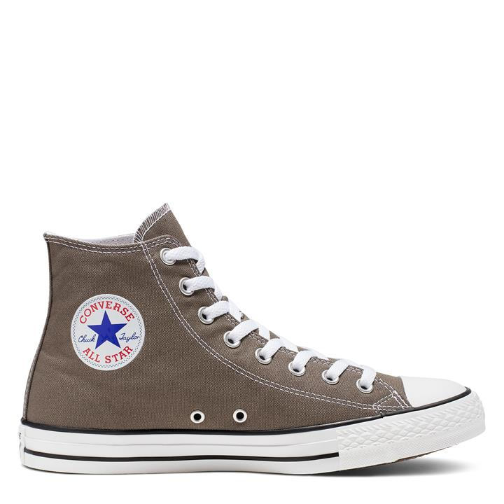 Converse Women's Grey Chuck Classic Hi Tops in Size 4.5, Sports Direct