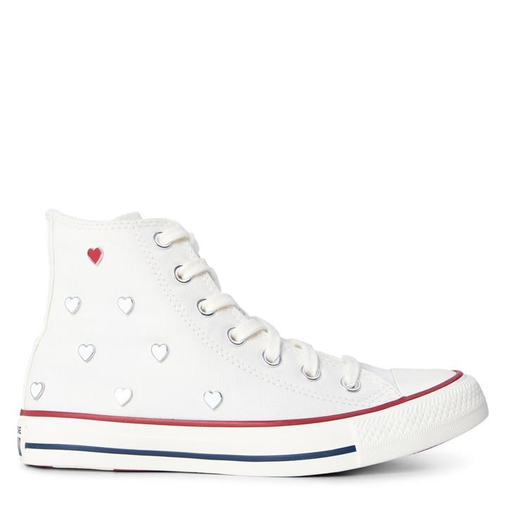 Converse Women's White Chuck Classic Hi Tops in Size 6.5, Sports Direct