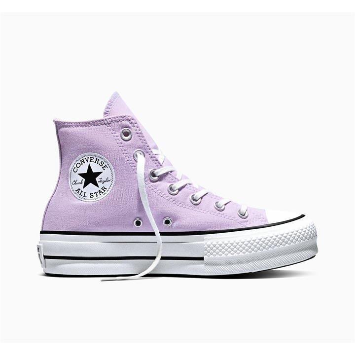 Converse Women's Purple Canvas High-Top Trainers in Size 6, Sports Direct