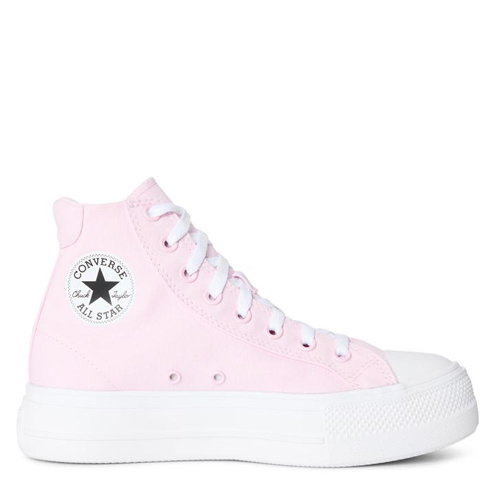 Converse Women's Pink Day One Pit Canvas High-Top Trainers in Size 4, Sports Direct
