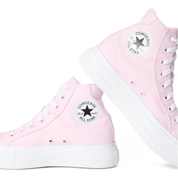 Bloom/White - Converse - Women's Day One Pit Canvas High-Top Trainers
