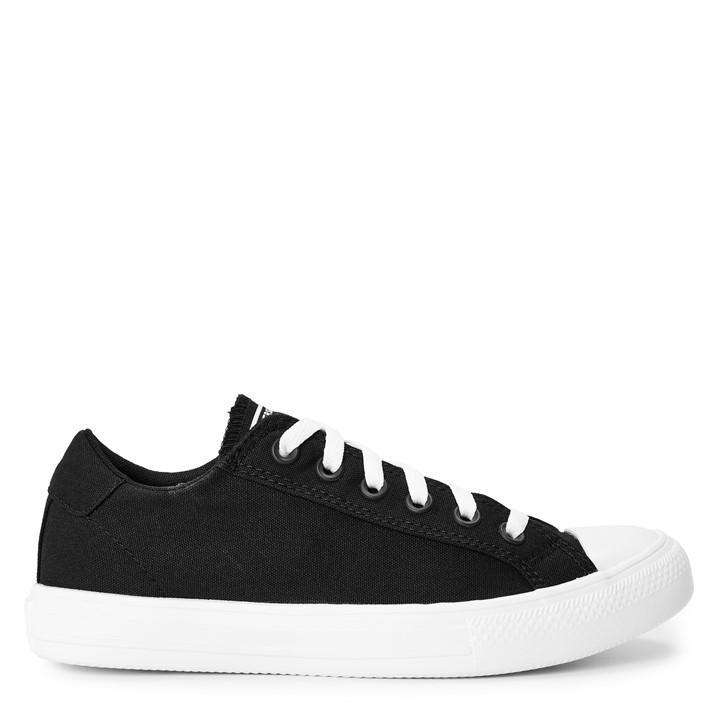 Converse Women's Black Canvas Trainers in Size 4.5, Sports Direct