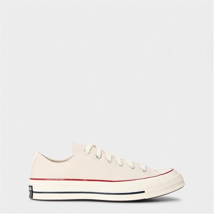 Converse Women's White Canvas Low Shoes in Size 5, Sports Direct