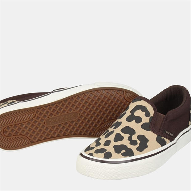 Leopard - SoulCal - SoulCal Canvas Slip On Womens