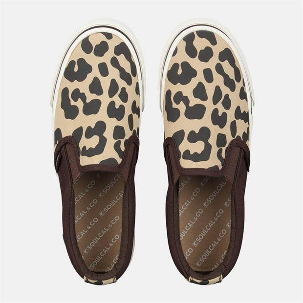 Leopard - SoulCal - SoulCal Canvas Slip On Womens