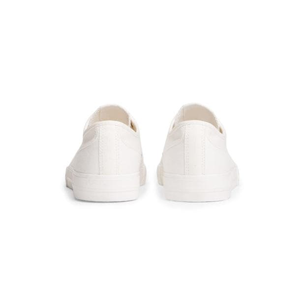 Ecru - Tommy Jeans - Women's Canvas Trainers