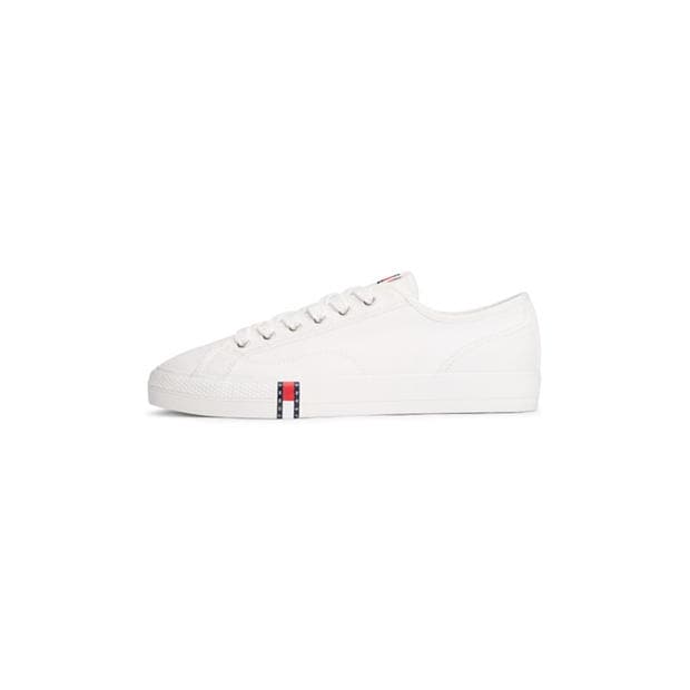 Ecru - Tommy Jeans - Women's Canvas Trainers