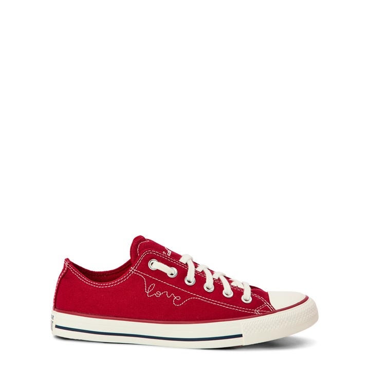 Converse Women's Red Chuck Taylor All Star Classic Trainers in Size 5.5, Sports Direct