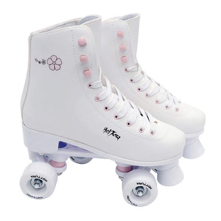 Hot Tuna Girls White Hottuna Figure Roller Skates  in Size C10, Sports Direct