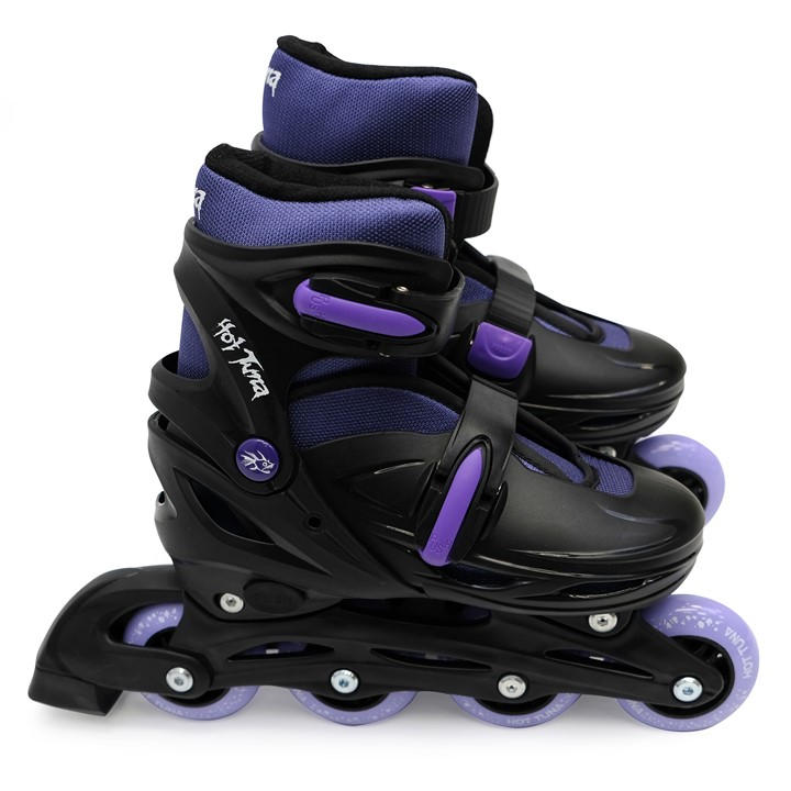 Hot Tuna Boys Purple Hottuna Adjustable Inline Skates  in Size C10 - C13, Sports Direct