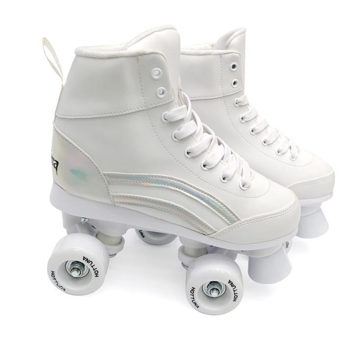Hot Tuna Girls White Hottuna Retro Quad Skates  in Size C12, Sports Direct