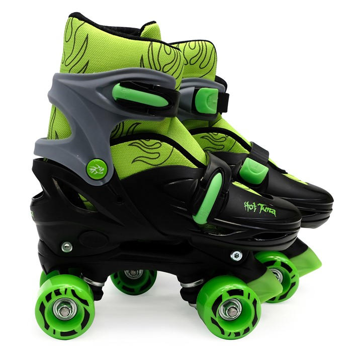 Hot Tuna Boys Black Hottuna Quad Skates  in Size C10 - C13, Sports Direct