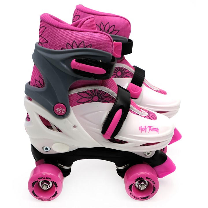 Hot Tuna Girls White Hottuna Quad Skates  in Size C10 - C13, Sports Direct