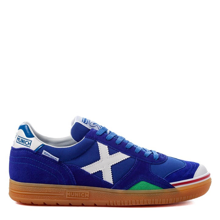 Munich Men's Blue Gresca Indoor Football Shoes in Size 10.5, Sports Direct