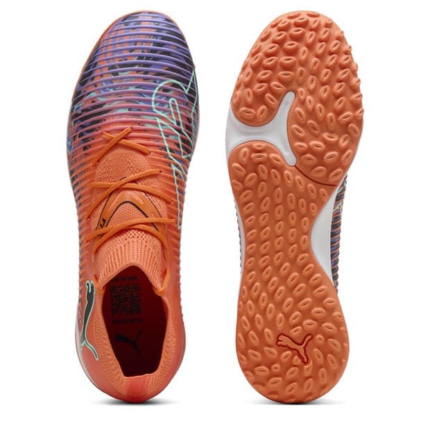 Orange Poppy- - Puma - Men's Future 8 Match Creativity Astro Turf Football Boots