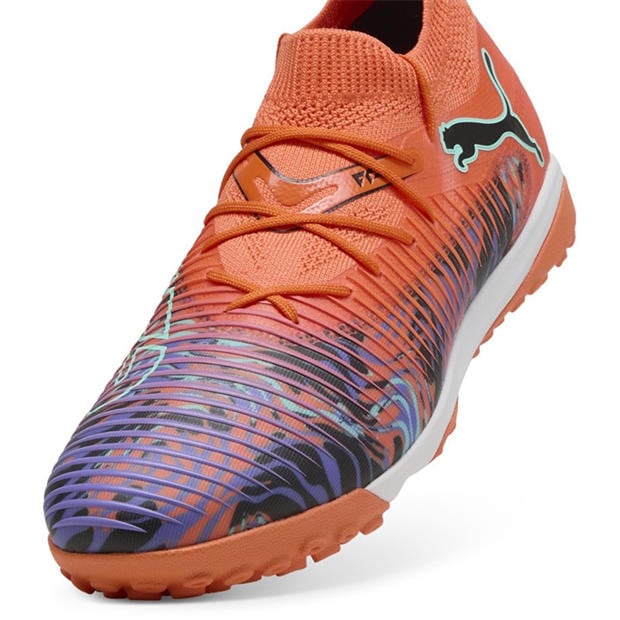 Orange Poppy- - Puma - Men's Future 8 Match Creativity Astro Turf Football Boots