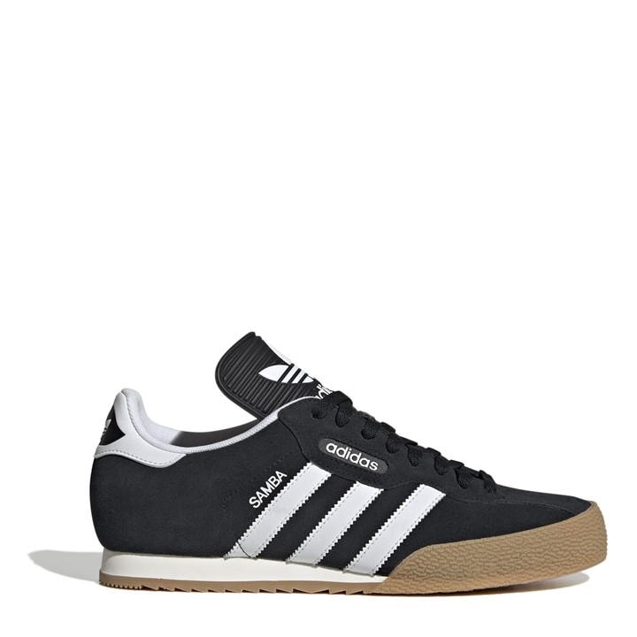 Adidas Men's Black Originals Samba Suede Trainers in Size 8.5, Sports Direct