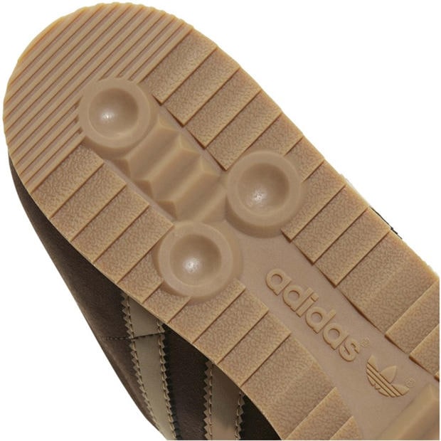 Brown/Gum - adidas - Originals Samba Suede Trainers Mens