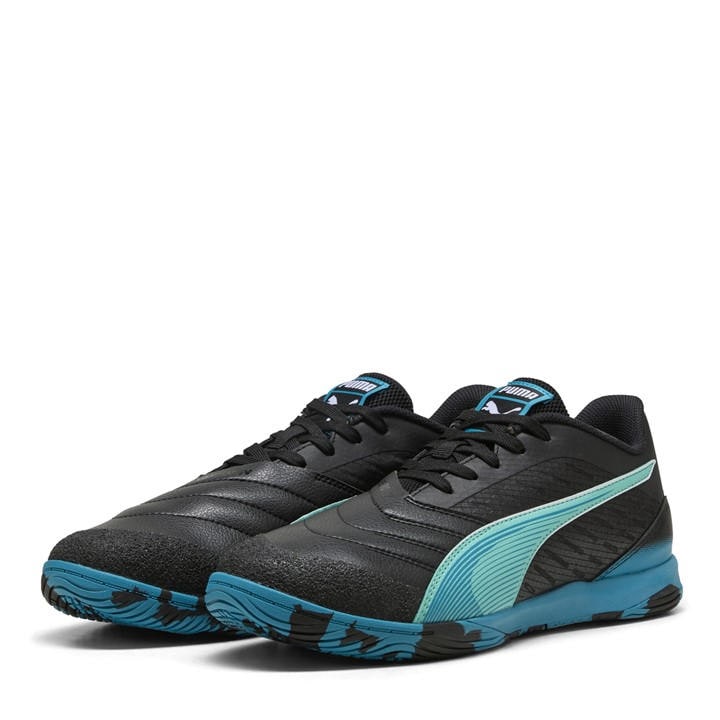 Puma Men's Black Ibero Iv Indoor Football Boots in Size 8.5, Sports Direct