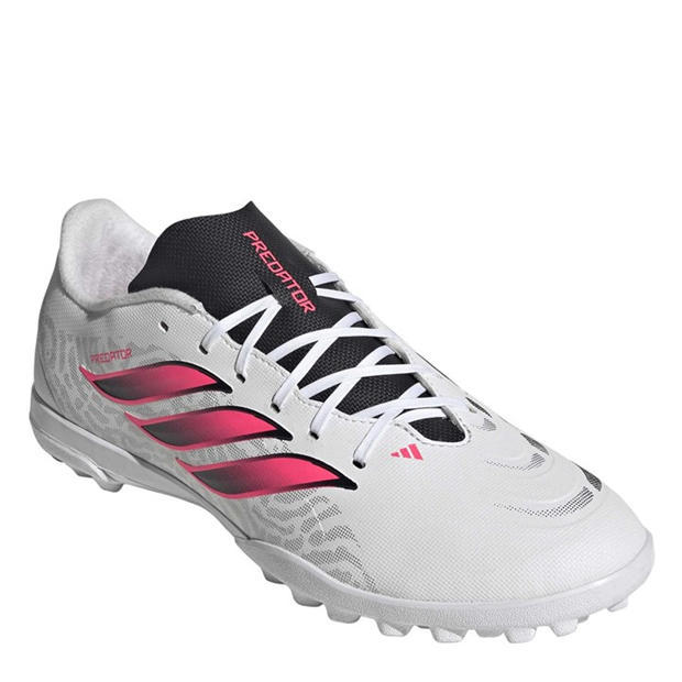 White/Coral - adidas - Men's Predator Club Astro Turf Football Boots