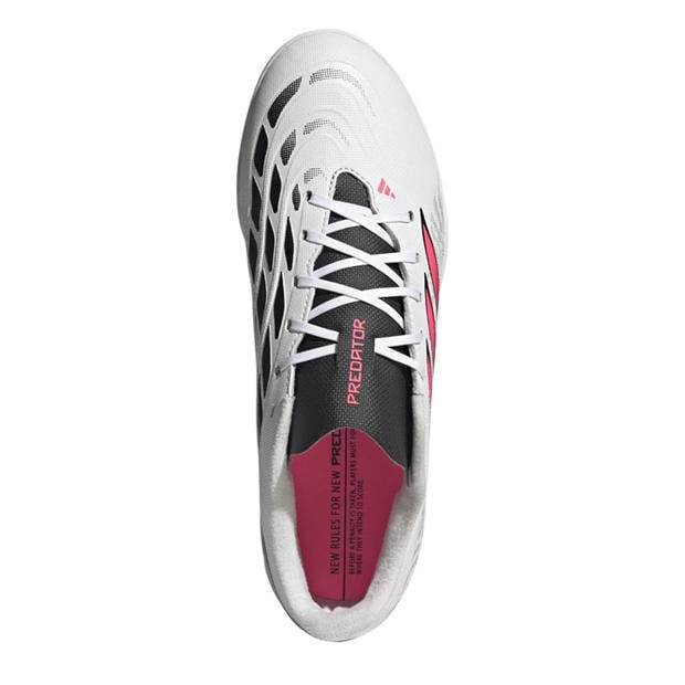 White/Coral - adidas - Men's Predator Club Astro Turf Football Boots