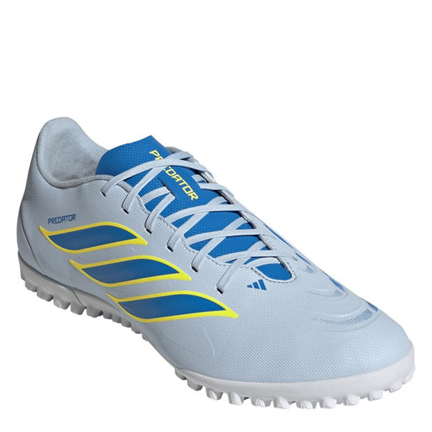 Blue/Yellow - adidas - Men's Predator Club Astro Turf Football Boots