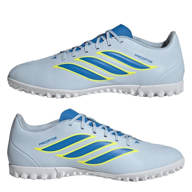 Blue/Yellow - adidas - Men's Predator Club Astro Turf Football Boots