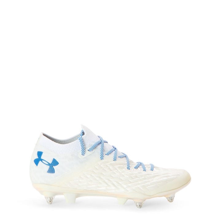 Under Armour Men's White Clone Magnetic Astro Turf Football Boots in Size 9.5, Sports Direct