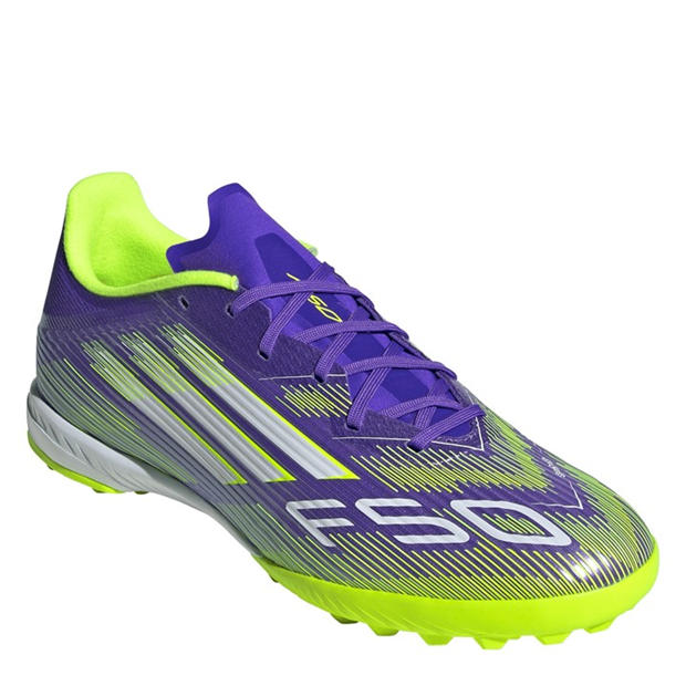 Purple/White - adidas - F50 League Adults Astro Turf Football Boots