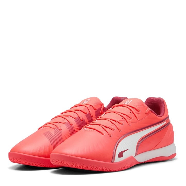 Puma Men's Red King Match It Indoor Football Boots in Size 7, Sports Direct