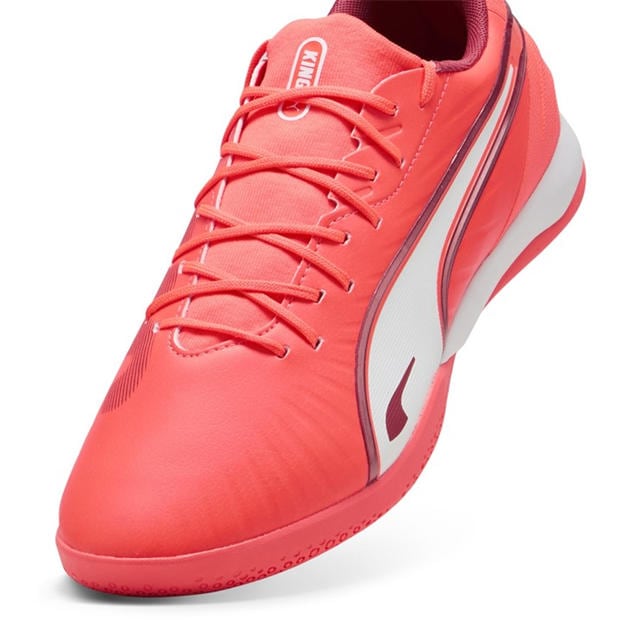 Glowing Red-P - Puma - Men's King Match It Indoor Football Boots