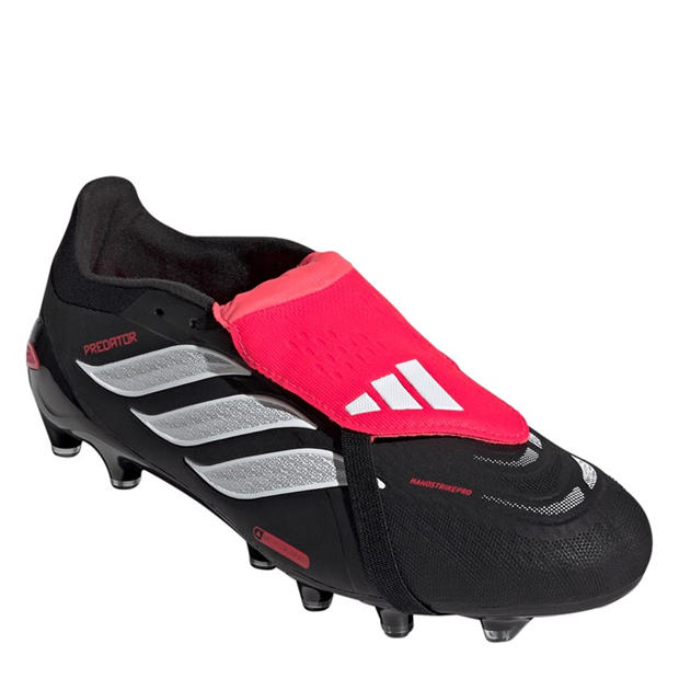 Black/White/Red - adidas - Mens adidas Predator Pro Fold-Over Tongue Astro Turf Football Boots