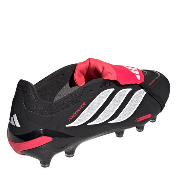 Black/White/Red - adidas - Mens adidas Predator Pro Fold-Over Tongue Astro Turf Football Boots