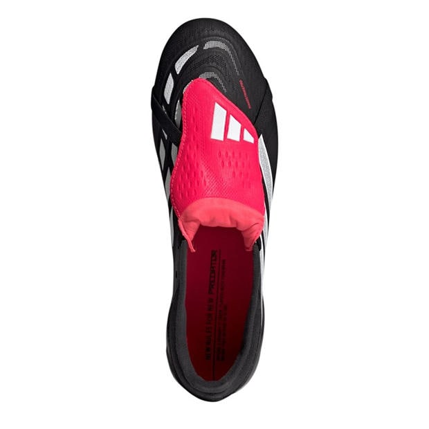 Black/White/Red - adidas - Mens adidas Predator Pro Fold-Over Tongue Astro Turf Football Boots