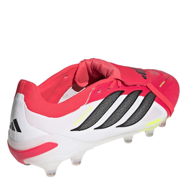 Red/Black/White - adidas - Mens adidas Predator Pro Fold-Over Tongue Astro Turf Football Boots