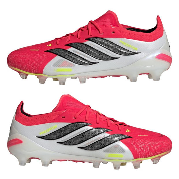 Red/Black/White - adidas - Adidas Predator Elite Artificial Ground Football Boots