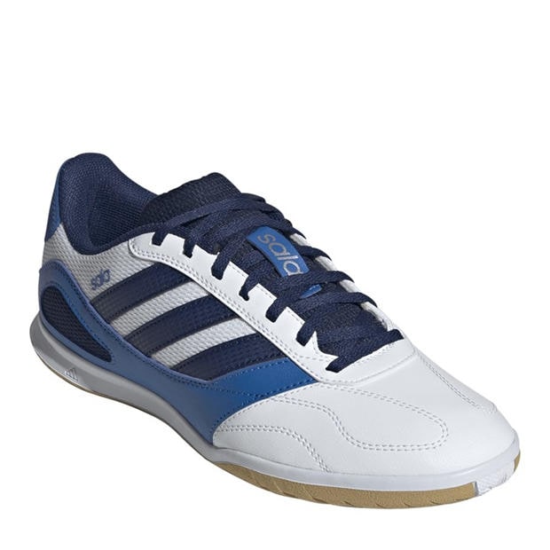Wht/Blue/Slvr - adidas - Unisex Adults Indoor Football Boots