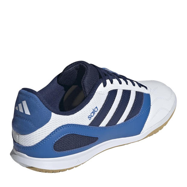 Wht/Blue/Slvr - adidas - Unisex Adults Indoor Football Boots