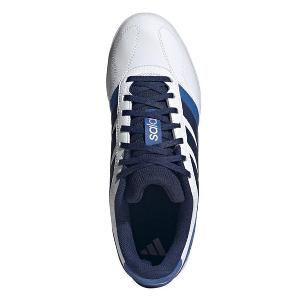 Wht/Blue/Slvr - adidas - Unisex Adults Indoor Football Boots