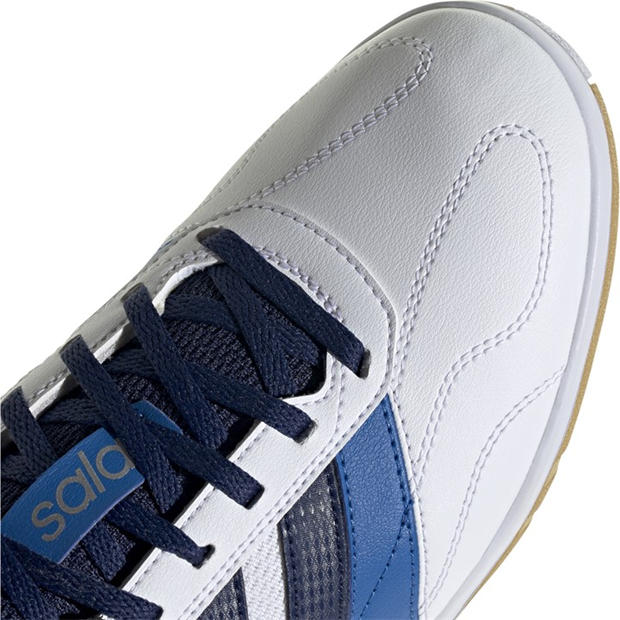 Wht/Blue/Slvr - adidas - Unisex Adults Indoor Football Boots