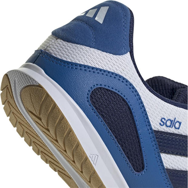Wht/Blue/Slvr - adidas - Unisex Adults Indoor Football Boots