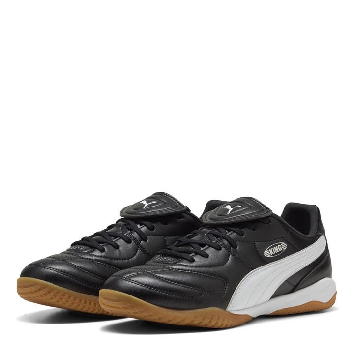Puma Men's Black King Liga It Indoor Football Boots in Size 7.5, Sports Direct