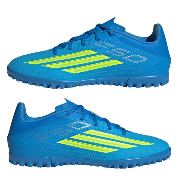 Blue/Yellow - adidas - F50 Club Astro Adults Turf Football Boots