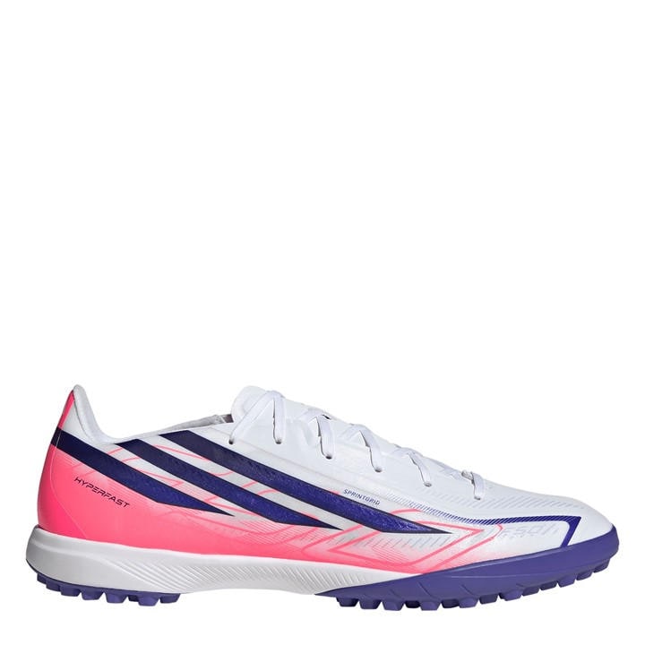 Adidas Men's White F50 Hyperfast League Turf Football Boots in Size 9.5, Sports Direct