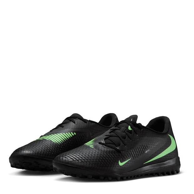 Black/Green - Nike - Phantom 6 Low Academy Adults Astro Turf Football Boots