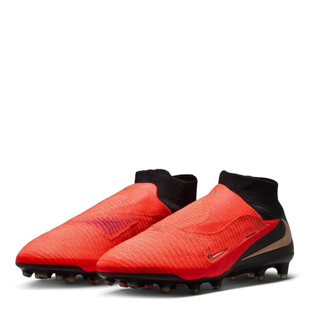 Red/Black - Nike - Phantom 6 High Elite Artificial-Grass Football Boot