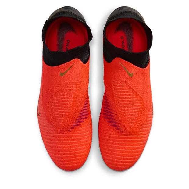 Red/Black - Nike - Phantom 6 High Elite Artificial-Grass Football Boot
