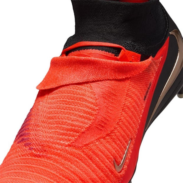 Red/Black - Nike - Phantom 6 High Elite Artificial-Grass Football Boot